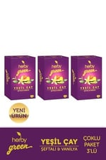 Herby Yeşil Çay Şeftali ve Vanilya 3'lü paket