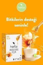 Herby Zencefilli Ballı Kış Çayı, 3'lü Paket
