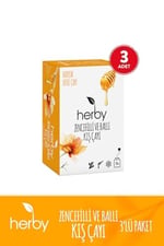 Herby Zencefilli Ballı Kış Çayı, 3'lü Paket