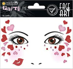 Herma Face Art Decor Yuz Susleme Etiketi Ask