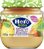 Hero Baby Armutlu Şeftalili Ananaslı Kavanoz Mama