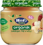 Hero Baby Organik Karışık Meyveli Püresi 120 Gr X 6 Adet