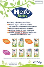 Hero Baby Sütlü 8 Tahıllı Peynirli Pekmezli Kaşık Mama 200 Gr