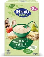 Hero Baby Sütlü Meyveli 8 Tahıllı Kaşık Maması 200 Gr