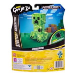 Heroes of Goo Jit Zu Minecraft Esnek Karakterler, Creeper, Süper Çıtır Goo İçinde Gizli Barut Parçasıyla Doldurma, Onu Boyutunun 3 Katına Kadar Uzatın - Duyusal Oyuncaklar