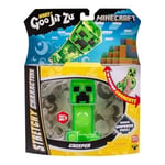 Heroes of Goo Jit Zu Minecraft Esnek Karakterler, Creeper, Süper Çıtır Goo İçinde Gizli Barut Parçasıyla Doldurma, Onu Boyutunun 3 Katına Kadar Uzatın - Duyusal Oyuncaklar
