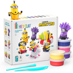 HEY CLAY Çılgın Hırsız Minyonlar 15 Kutulu Set - Çocuklar için Hava ile Kuruyan, Renkli ve Şekil Alan 15 Kutulu Kil Seti - Şekillendirme Aletleri ile Eğlenceli ve Etkileşimli Talimatlar Uygulaması