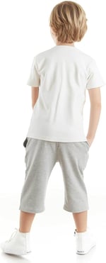 Hey Dude Erkek Çocuk T-shirt Kapri Şort Takım