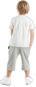 Hey Dude Erkek Çocuk T-shirt Kapri Şort Takım