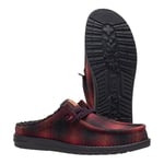 HEYDUDE Erkek Wally Slip Rahat Ekose Slip-On