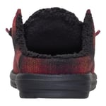 HEYDUDE Erkek Wally Slip Rahat Ekose Slip-On