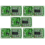 HiLetgo 5 adet RCWL-0516 RCWL 0516 Mikrodalga Radar Sensörü İnsan Sensörü Vücut Sensörü Modülü İndüksiyon Anahtar Modülü Çıkış 3,3 V