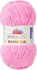 Himalaya Dolphin Baby Kadife İp El Örgü Yünü 80323 Somon