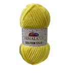Himalaya Dolphin Star Simli Kadife El Örgü İpliği 100 Gr 92103 Simli Sarı
