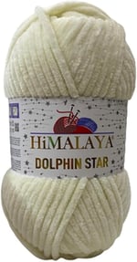 Himalaya Dolphin Star Simli Kadife El Örgü İpliği 100 Gr 92103 Simli Sarı
