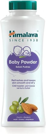 Himalaya Hassas Bebek Pudrası 200 gr | Zeytinyağı & Badem | Hassas Ciltler | Paraben, Silikon, Sentetik Renklendirici İçermez