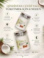 Hindistan Cevizi Yağı 300 ml – Soğuk Sıkım%100 Doğal Katkısız | Oiliva