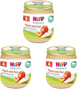 HiPP Organik Armutlu Şeftali Püresi 125 G 3lü paket