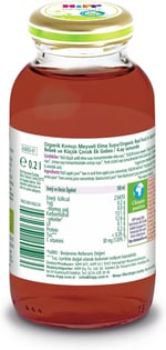 HiPP Organik Kırmızı Meyveli Elma Suyu 200 ml