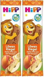 Hipp Organik Şeftali ve Elmalı Meyve Barı 1 Paket(1 x 20 g) 2li paket
