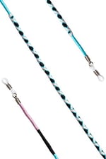 Hippi Water Flower Renkli 70 cm El Emeği Örgülü Özel Tasarım Yapılı Unisex Gözlük İpi Aksesuarı
