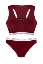 HNX Lastikli Spor Sütyen ve Bikini Kadın Külot M hnxNM8325