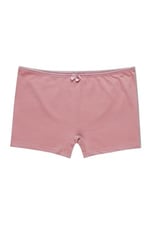 HNX UNDERWEAR 2'li Pamuklu Düz Renk Kadın Boxer Külot Kahve-Vizon L hnxNM6189