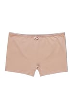 HNX UNDERWEAR 2'li Pamuklu Düz Renk Kadın Boxer Külot Kahve-Vizon L hnxNM6189