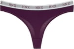 HNX UNDERWEAR 3'lü Spor String Külot Mor L hnxNM7962