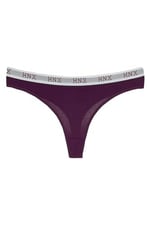 HNX UNDERWEAR 3'lü Spor String Külot Mor L hnxNM7962