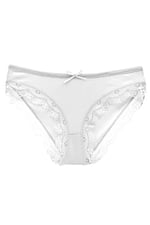 HNX UNDERWEAR 3'lü Sur Dantel Detaylı Pamuklu Kadın Külot Mor-Ten-Beyaz L hnxNM1538