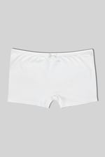 HNX UNDERWEAR 5'li Pamuklu Düz Renk Kadın Boxer Külot Kahve-Beyaz-Vizon-Ekru-Ten L hnxNM6217