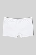 HNX UNDERWEAR 5'li Pamuklu Düz Renk Kadın Boxer Külot Kahve-Beyaz-Vizon-Ekru-Ten L hnxNM6217