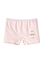 HNX UNDERWEAR 6'lı Pamuklu Baskılı Kız Çocuk Boxer Külot Karışık-3 8-9 Yaş hnxNM748