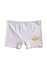 HNX UNDERWEAR 6'lı Pamuklu Baskılı Kız Çocuk Boxer Külot Karışık-3 8-9 Yaş hnxNM748