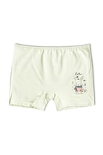 HNX UNDERWEAR 6'lı Pamuklu Baskılı Kız Çocuk Boxer Külot Karışık-3 8-9 Yaş hnxNM748