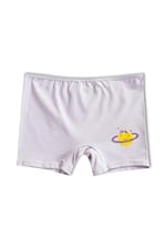 HNX UNDERWEAR 6'lı Pamuklu Baskılı Kız Çocuk Boxer Külot Karışık-3 8-9 Yaş hnxNM748