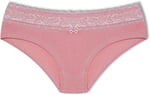 HNX UNDERWEAR Beli Dantelli Yarım Şort Kadın Boxer Külot Pudra L hnxNM6084