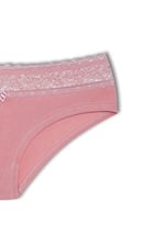 HNX UNDERWEAR Beli Dantelli Yarım Şort Kadın Boxer Külot Pudra L hnxNM6084