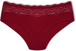 HNX UNDERWEAR Beli Dantelli Yarım Şort Kadın Boxer Külot Bordo L hnxNM6074