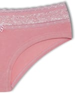 HNX UNDERWEAR Beli Dantelli Yarım Şort Kadın Boxer Külot Pudra L hnxNM6084