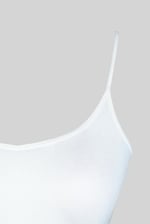 HNX UNDERWEAR Beyaz Pamuklu İnce Askılı Kadın Alıştırma Büstiyeri Beyaz M hnxNM396