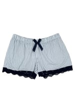 HNX UNDERWEAR Dantel Detaylı Pamuklu Kadın Şort Beyaz L hnxNM5666