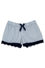 HNX UNDERWEAR Dantel Detaylı Pamuklu Kadın Şort Beyaz L hnxNM5666