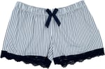 HNX UNDERWEAR Dantel Detaylı Pamuklu Kadın Şort Beyaz L hnxNM5666