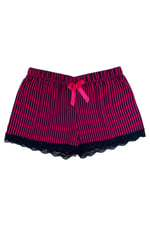 HNX UNDERWEAR Dantel Detaylı Pamuklu Kadın Şort Fuşya XXL hnxNM5646