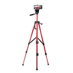 Hobimtek 3366 Alüminyum Cep Telefonu İçin Su Terazili Tripod 140 Cm Pro (Kırmızı)