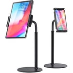 Hobimtek HT-45 Metal Cep Telefonu ve Tablet Standı Döner Başlıklı 360 Derece Döner 4,7-10,5 inch Uyumlu