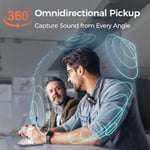 hohem Mic-01 Kablosuz Yaka Mikrofonu, Anında Eşleştirme, DSP Gürültü Engelleme, 20 Saat Pil Ömrü, PC Android Kamera Gimbal için Mini Mikrofon, Video Kaydı/Röportaj, 2 TX+1 RX+Şarj Kutusu