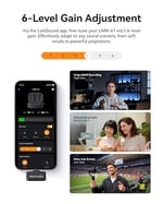 Hollyland LARK A1 Kablosuz Mini Mikrofon, iPhone 15/16 ve Android için, 48 kHz/24 bit, 3 Seviyeli Akıllı Gürültü Engelleyici, YouTube, Podcast, Vlog için Mikrofon (Siyah, 2TX + USB-C RX + Şarj Kılıfı)